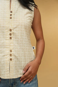 Designer Pihu Ivory Top - versatile women’s clothing