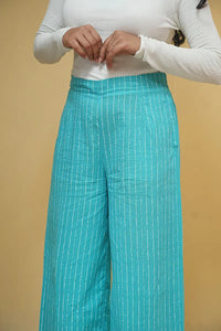 Fariha Teal Culottes
