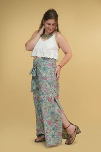 Lyla Garden Wrap Pant casual wrap skirt for beachwear