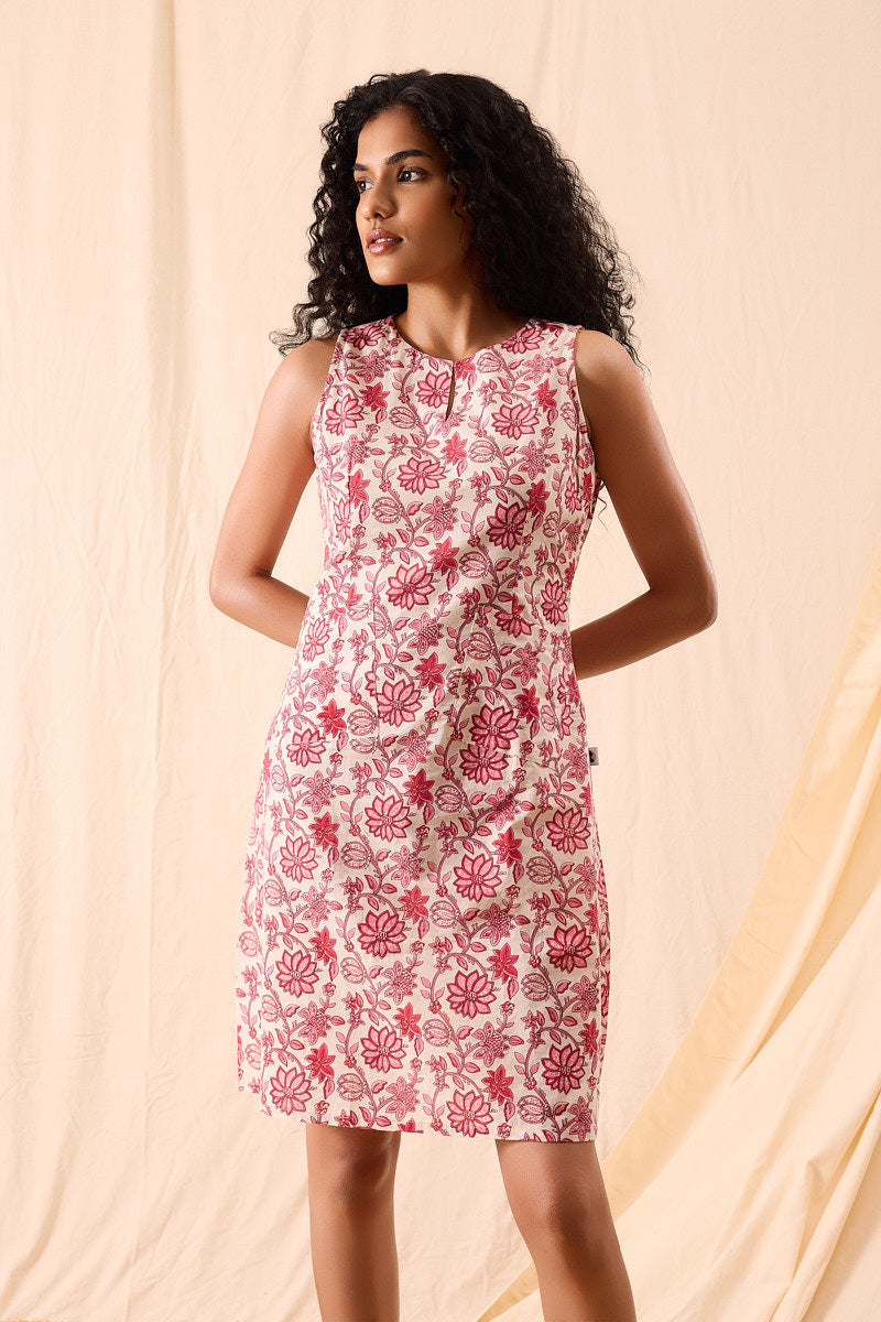 Myra Dahlia Pink Sheath Dress