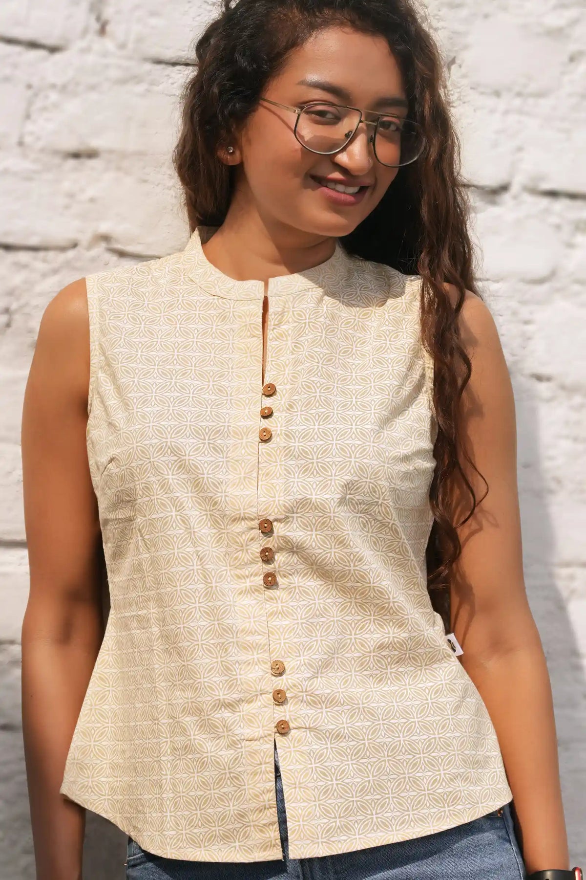 Pihu Ivory Top for women - stylish casual wear