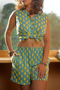 Stylish Ela Whale Co-ord Set cotton outfit"