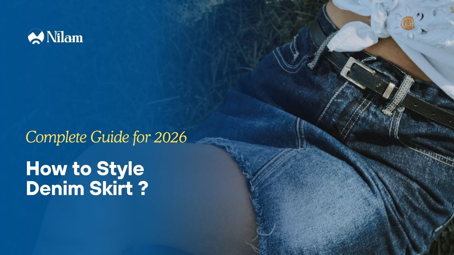 How to Style Denim Skirt
