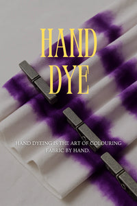 Shaam Hand Dyed Orange Scallop Dress