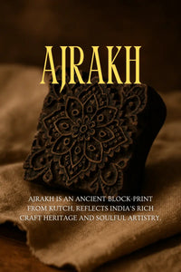 Aabha Handcrafted Ajrakh Modal Silk Dress