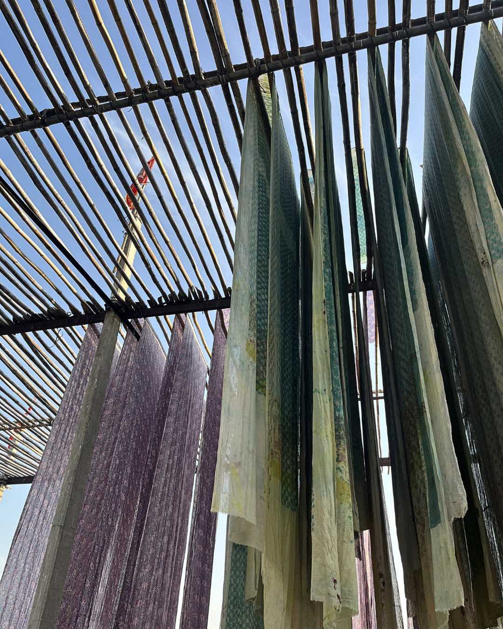 Drying in the open air