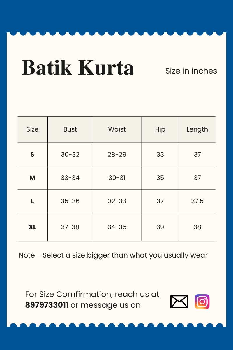 Nitya Batik Green Kurti