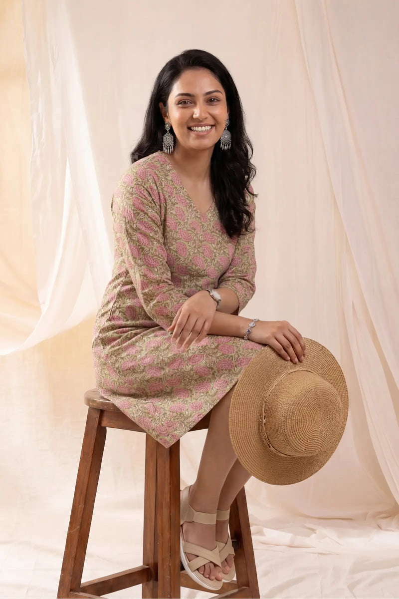 Chhaya Garden Skater Dress