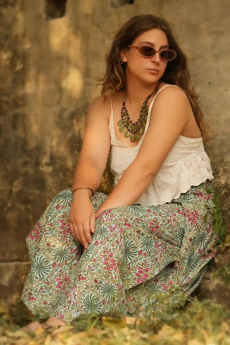 Nilamind Lyla Garden Wrap Pant eco-friendly fashion