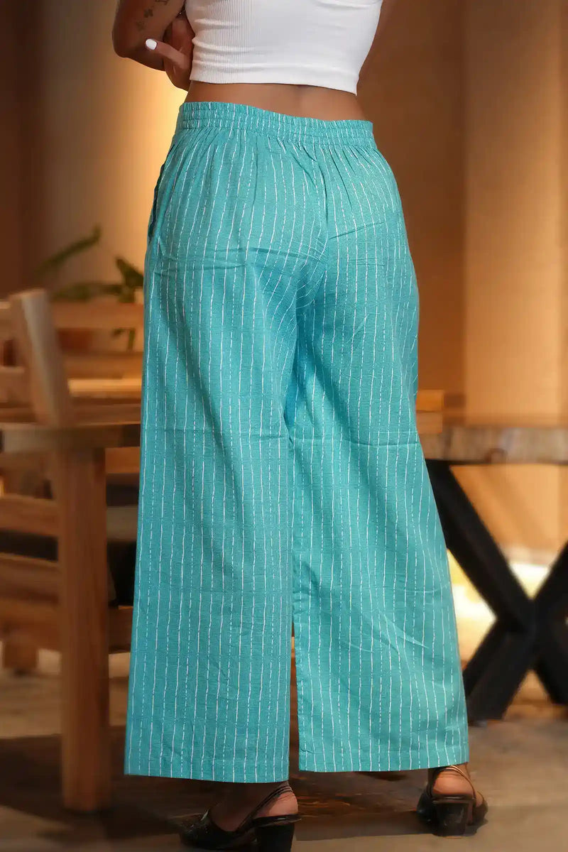 Fariha Teal Culottes