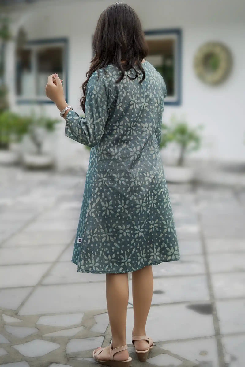 Handcrafted Chhaya Batik Dress – Sustainable Cotton