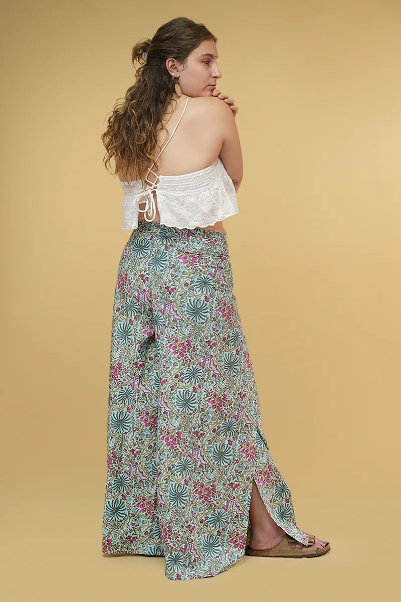 Lyla Garden Wrap Pant unique handmade fashion piece