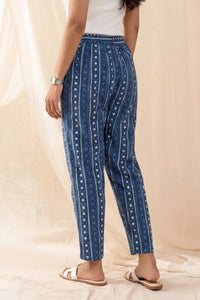 Fariha Indigo Straight Pants