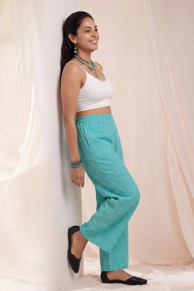 Fariha Teal Culottes