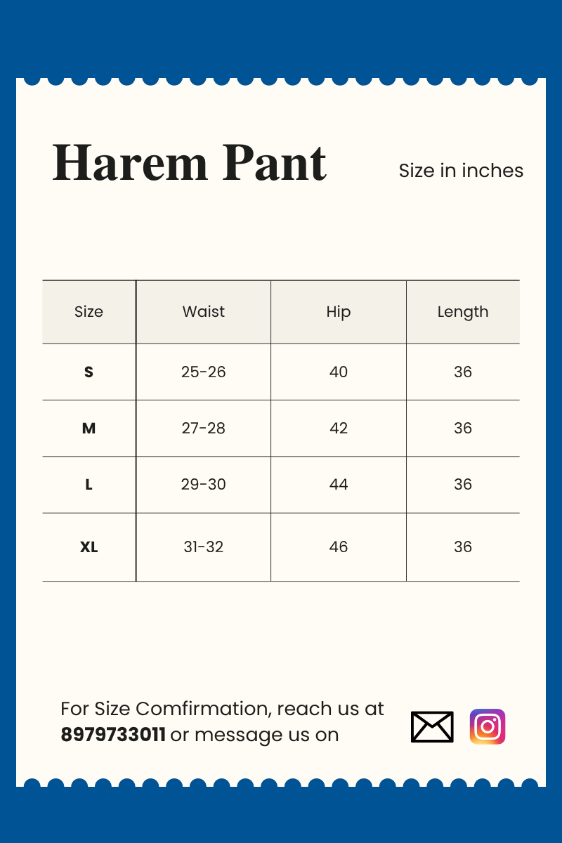Alina Garden Harem Pant