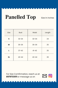 Zoya Blue Hand Dyed Pleated Top