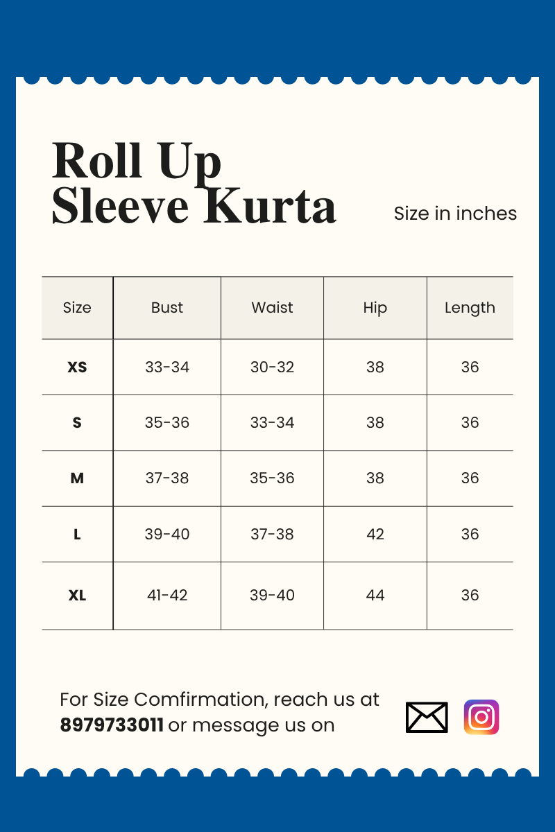 Nitya Roll Up Sleeve Red Ikkat Kurti