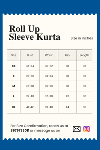 Nitya Roll Up Sleeve Red Ikkat Kurti